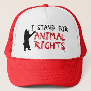 Casquette Je représente les droits des animaux