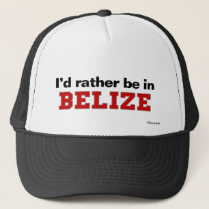 Casquette Je serais plutôt à Belize