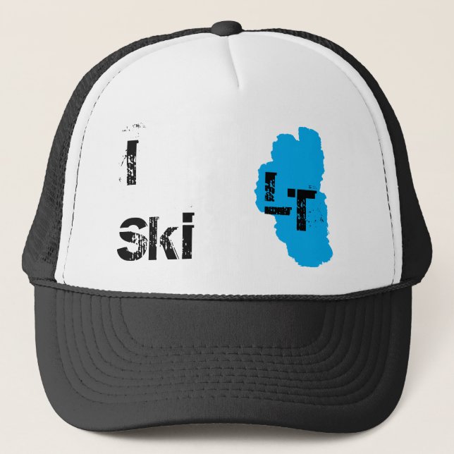 Casquette Je skie le lac Tahoe (Devant)