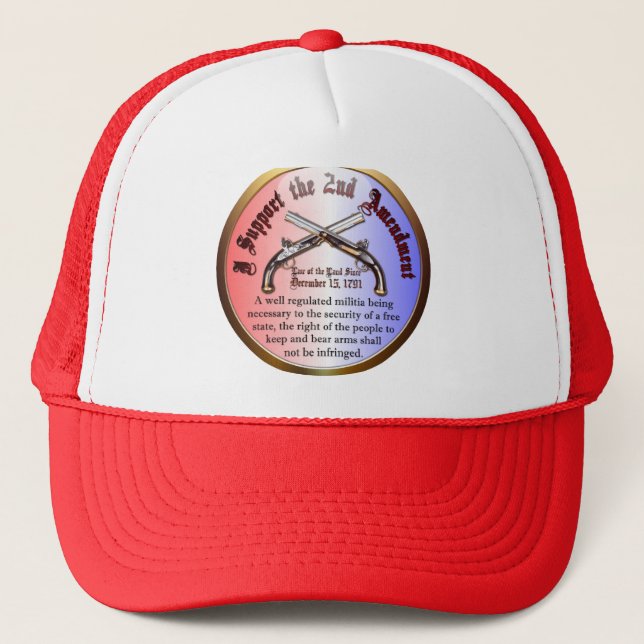Casquette Je soutiens le 2ème amendement (Devant)