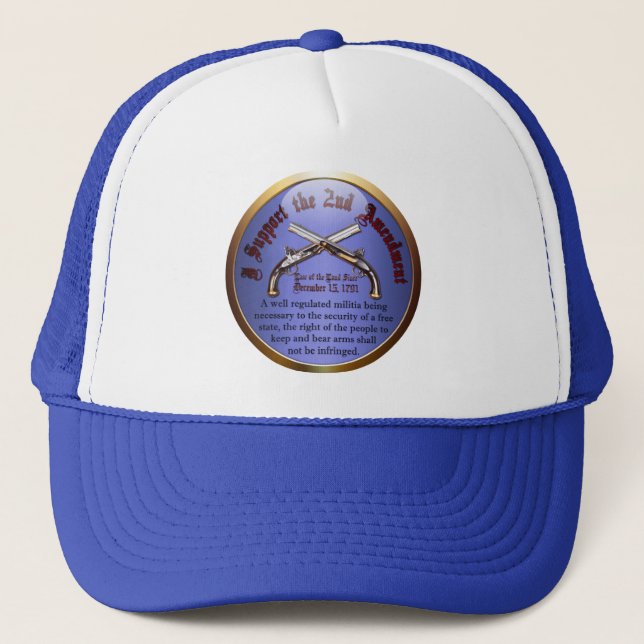 Casquette Je soutiens le 2ème amendement (Devant)