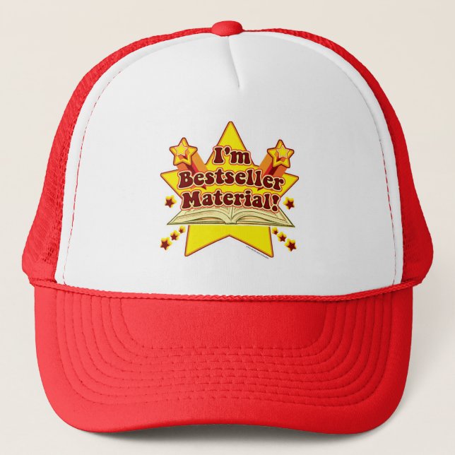 Casquette Je Suis Bestseller Matériel Epic Writer Devise (Devant)