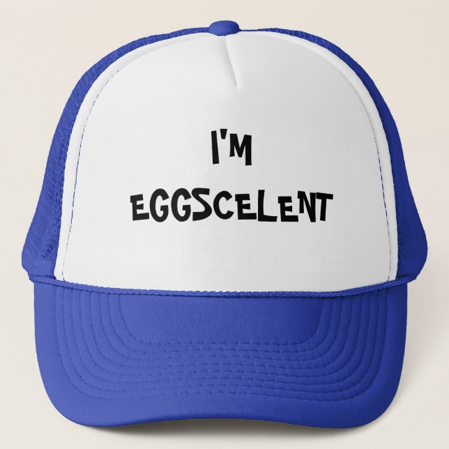Casquette Je suis Eggscelent (Devant)