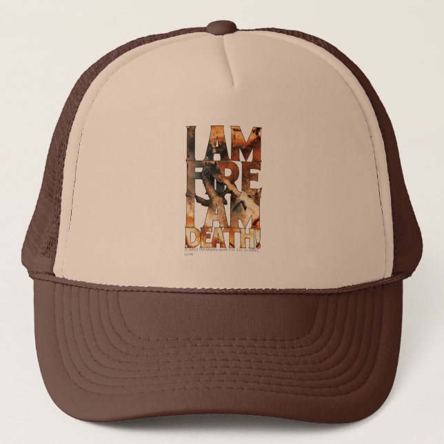 Casquette Je Suis Feu Je Suis Mort ! (Devant)