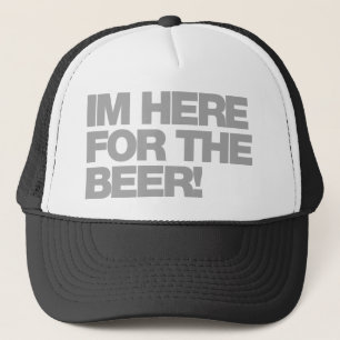 Casquette Je suis ici pour la bière - Pub ivre potable de