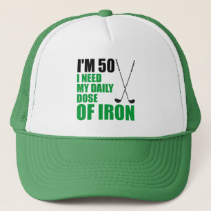 Casquette Je suis la dose 50 quotidienne de golfeur de fer