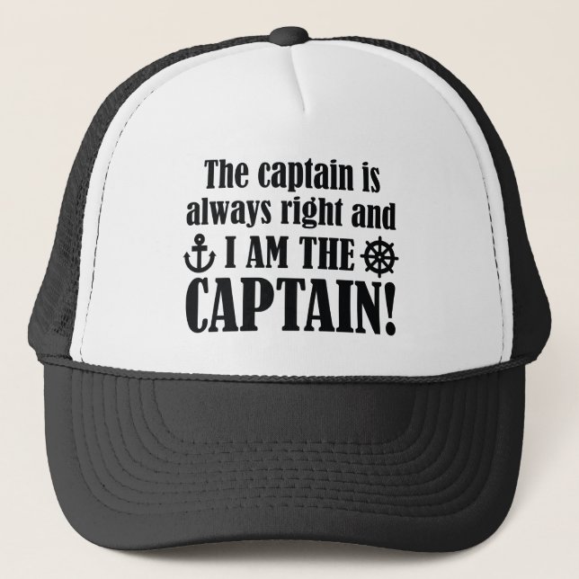 Casquette Je Suis Le Capitaine (Devant)