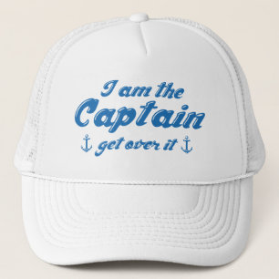 Casquette Je suis le Capitaine de l'enfer de café