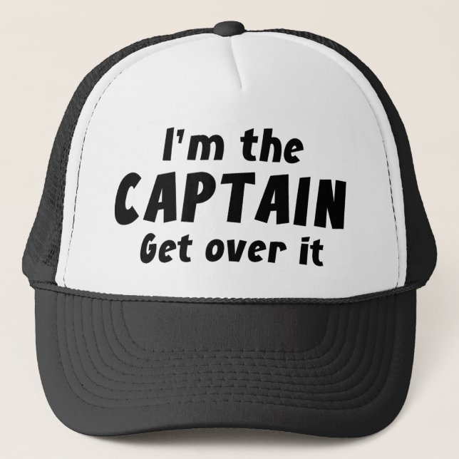 Casquette Je suis le Capitaine s'en va (Devant)