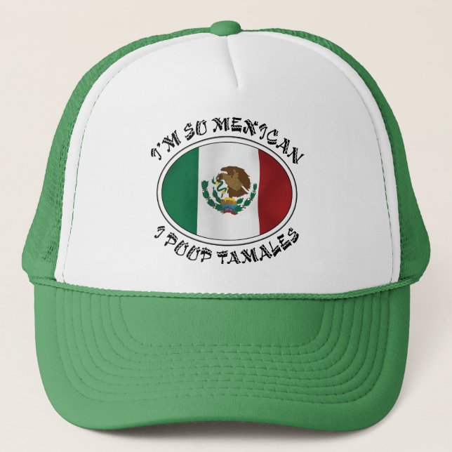 Casquette Je suis les tamales tellement mexicaines de (Devant)
