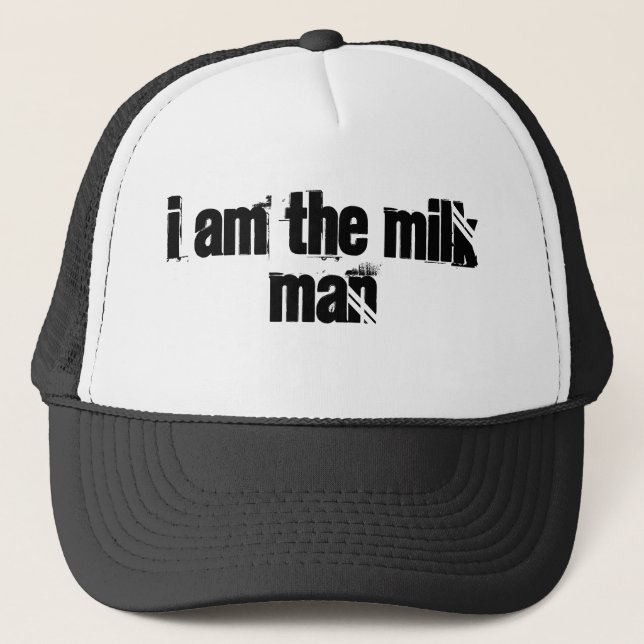 Casquette Je suis l'homme de lait (Devant)