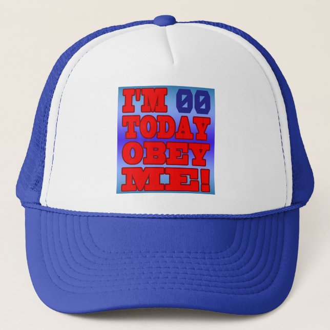 Casquette Je suis - Obéissez-moi ! Modèle drôle (Devant)