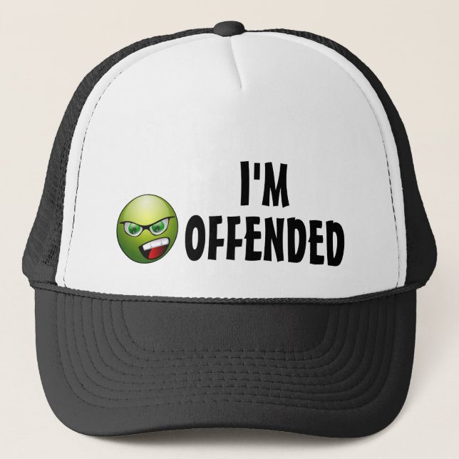 Casquette Je suis offensé de colère (Devant)