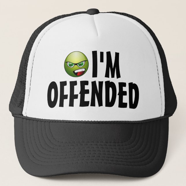 Casquette Je suis offensé de colère (Devant)