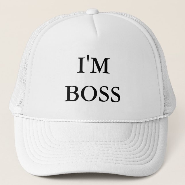 Casquette Je suis PATRON (Devant)