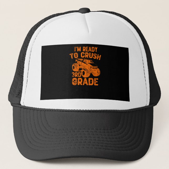 Casquette Je suis prêt à écraser la 3e année (Devant)