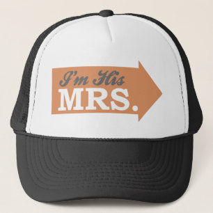 Casquette Je suis sa Mme (la flèche orange)