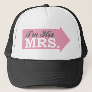 Casquette Je suis sa Mme (la flèche rose)