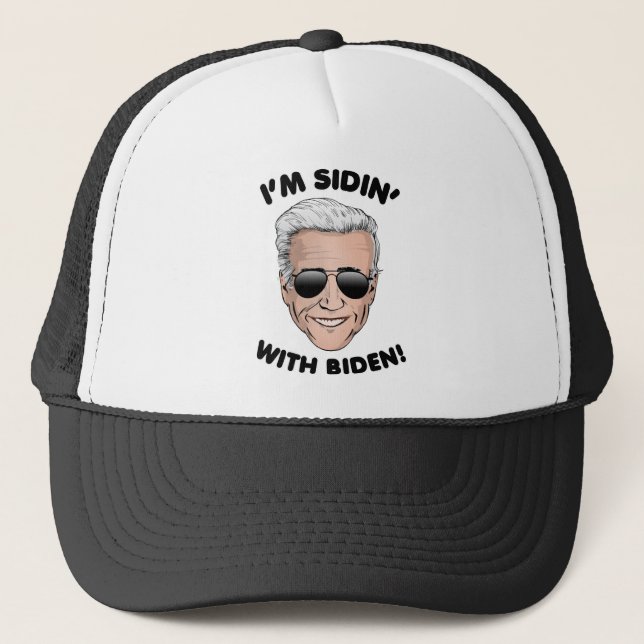 Casquette Je suis Sidin avec Biden (Devant)