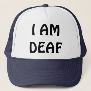 CASQUETTE JE SUIS SOURD
