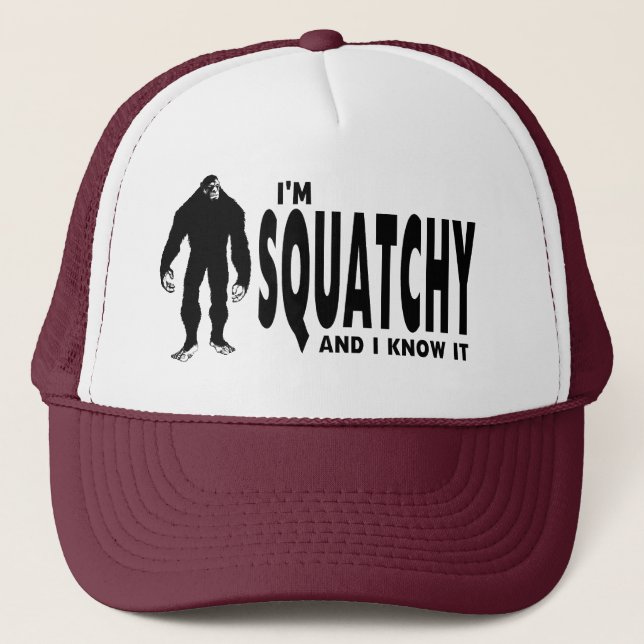 Casquette Je suis Squatchy… et je le sais ! (Devant)