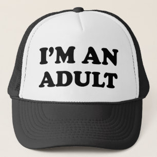 Casquette Je suis un adulte
