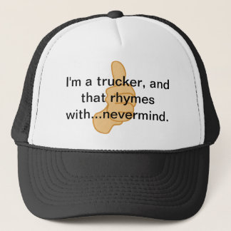Casquette Je suis un camionneur et cela rime avec…