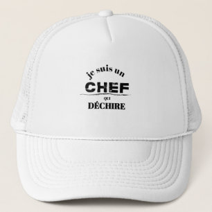 Casquette Je suis un chef tueur, Cook Gift