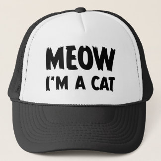 Casquette Je suis un costume d'Halloween drôle de chat