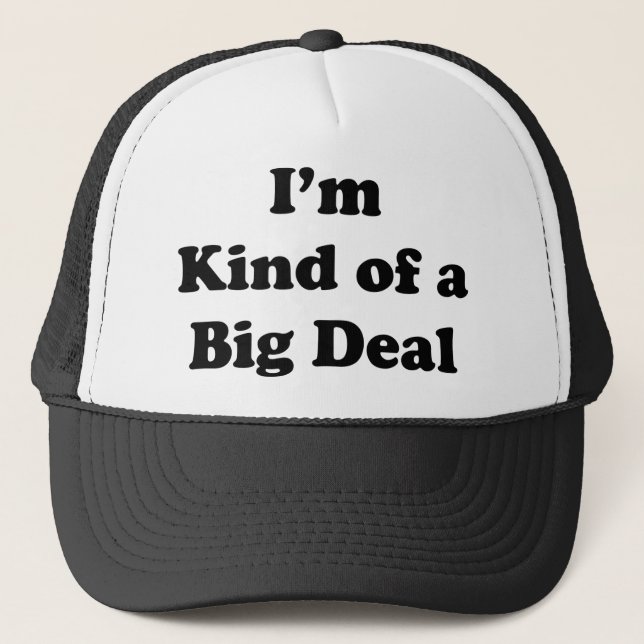 Casquette Je suis un peu gros (Devant)