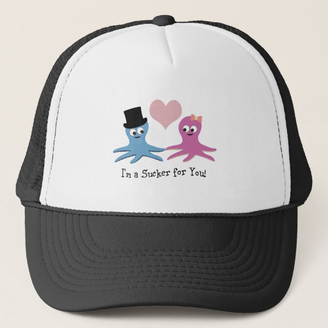 Casquette Je suis un suceur pour toi ! Cute Octopi (Devant)