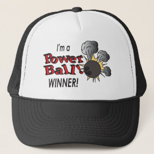 Casquette Je suis un vainqueur de Powerball 🎳 Pins de Bow
