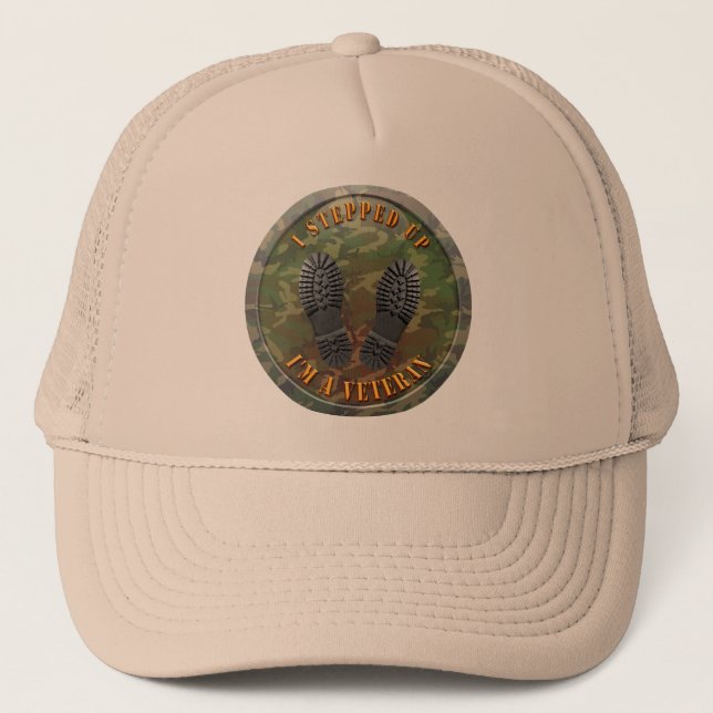 Casquette Je suis un vétéran (Devant)