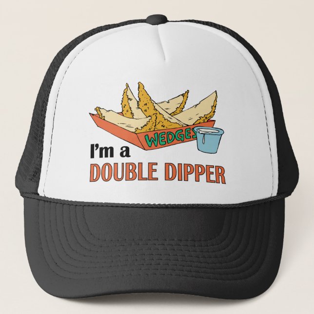 Casquette Je suis une double dipper ~ Potato Wedges / JoJos (Devant)