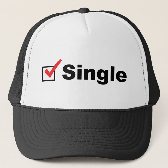 Casquette Je suis unique et disponible (Devant)