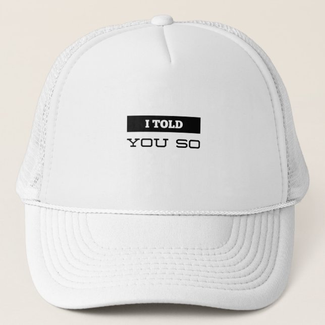 Casquette Je T'Ai Dit Ça (Devant)