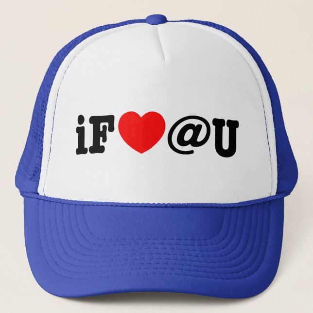 Casquette Je t'aime (Devant)