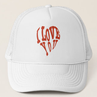 CASQUETTE JE T'AIME LE CHAPEAU DE LA JOURNÉE DE VALENTINE