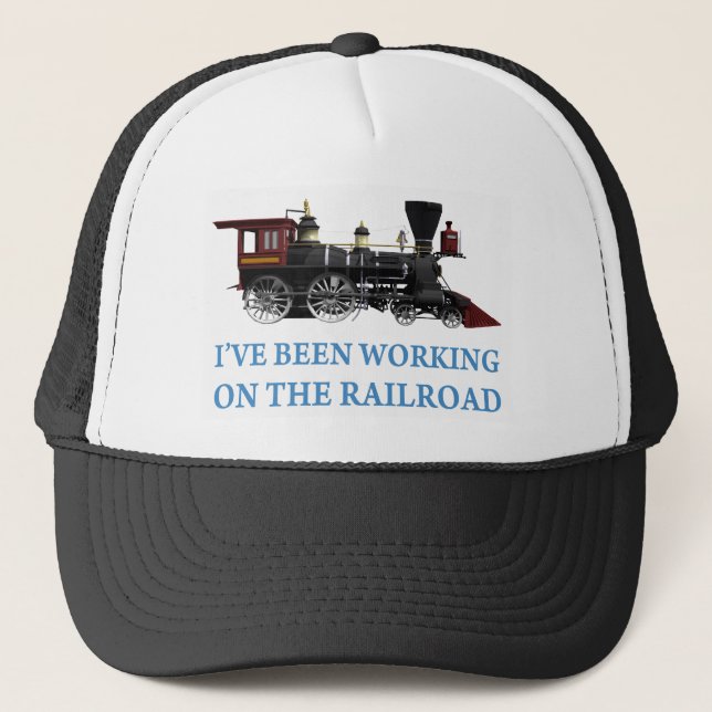 Casquette Je Travaille Sur Le Chemin De Fer (Devant)