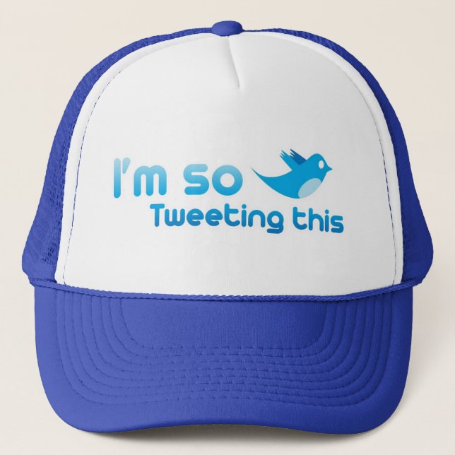 Casquette Je tweete ça (Devant)