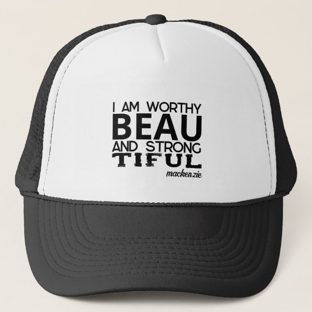 Casquette Je Vaut La Peine Belle Et Forte Gymnase Inspiratio (Devant)