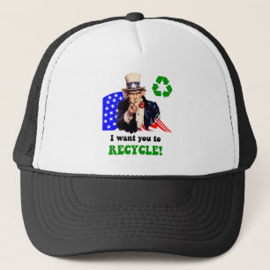 Casquette Je veux que vous réutilisiez !
