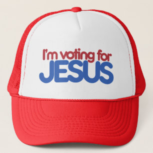Casquette Je vote pour Jésus Christ