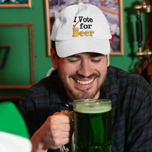 Casquette Je vote pour la bière (Créateur téléchargé)
