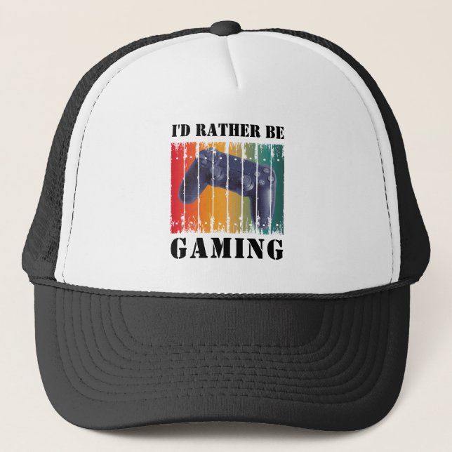 CASQUETTE JE VOUDRAIS PLUTÔT JOUER (Devant)