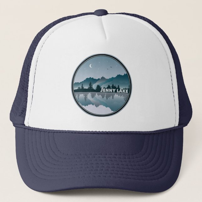 Casquette Jenny Lake Grand Teton National Park Réflexion (Devant)