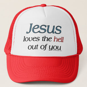 Casquette Jésus aime l'enfer hors de vous