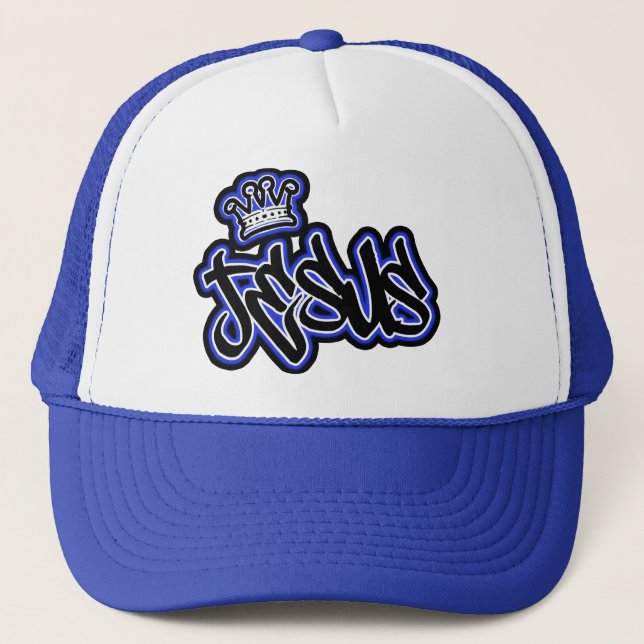 CASQUETTE JÉSUS, COURONNENT LA PAC 3 (Devant)