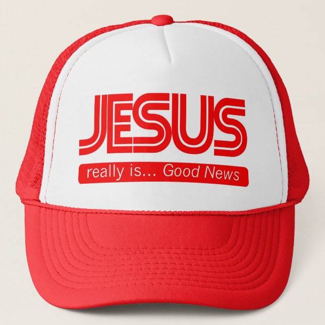Casquette Jésus est de bonnes nouvelles (Devant)