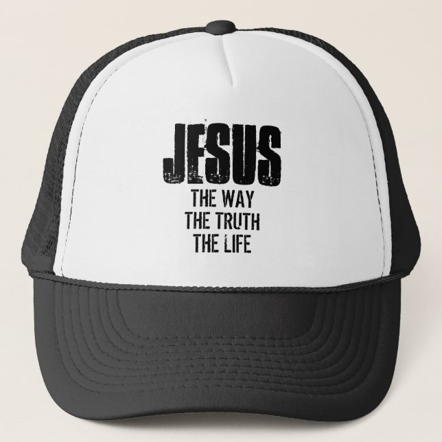 CASQUETTE JÉSUS LA VÉRITÉ LA VIE  (Devant)